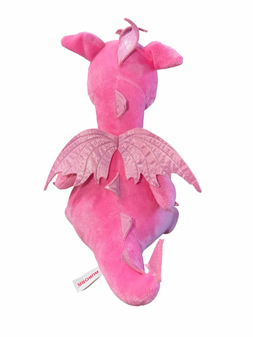 Aurora Sparkle Tales 12.5” Pink Plush Dahlia Dragon Stuffed Animal